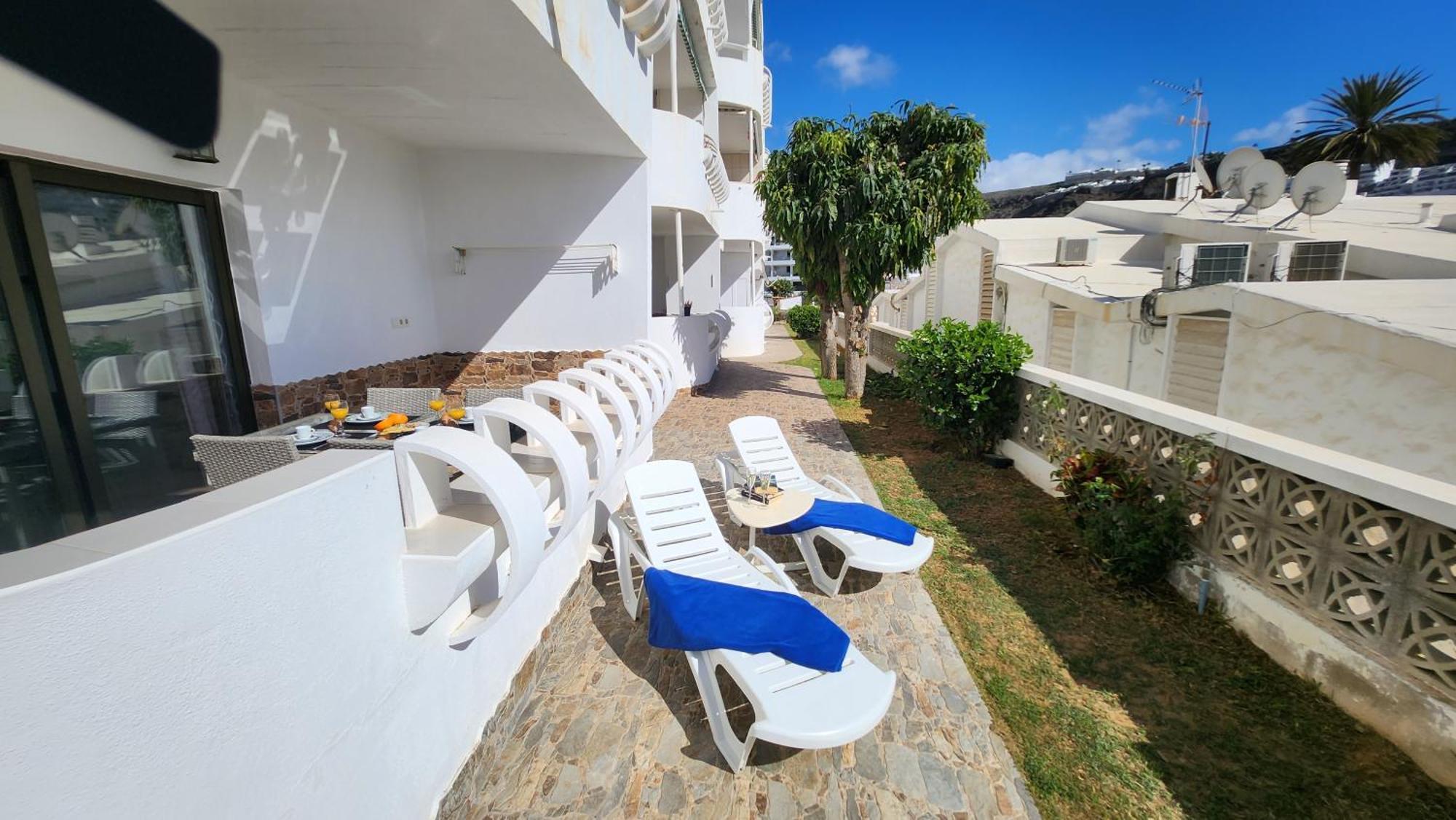 Modern Ground Floor Apartment , A Few Steps From The Beach Mogán Dış mekan fotoğraf