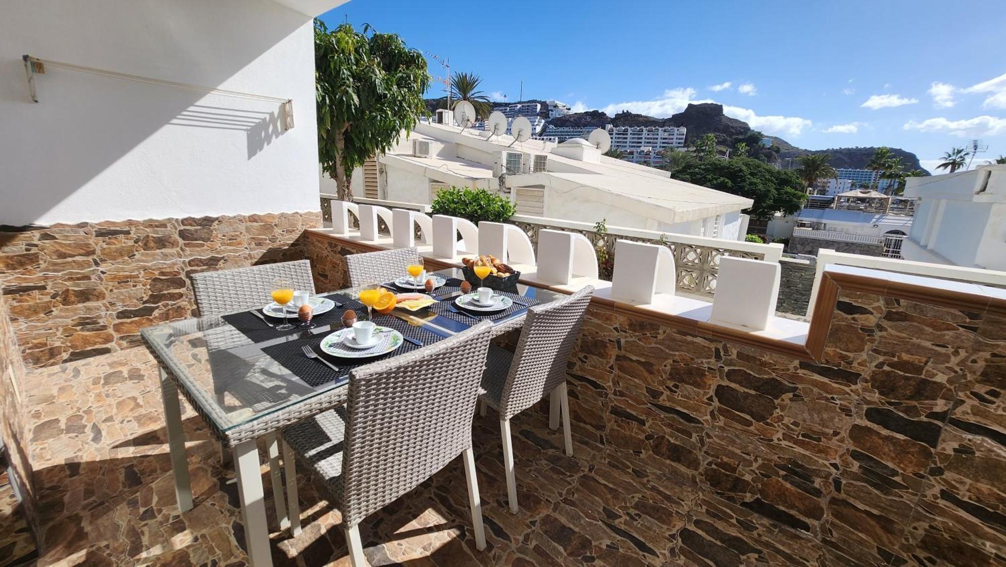 Modern Ground Floor Apartment , A Few Steps From The Beach Mogán Dış mekan fotoğraf